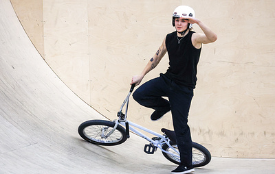 Российский велогонщик Любишкин стал вторым на ЧЕ по BMX-фристайлу