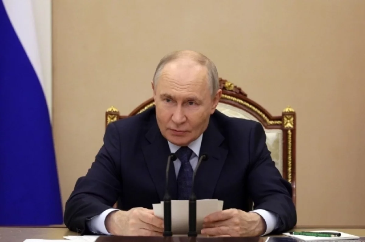 Путин запустил молочный завод в Новосибирской области