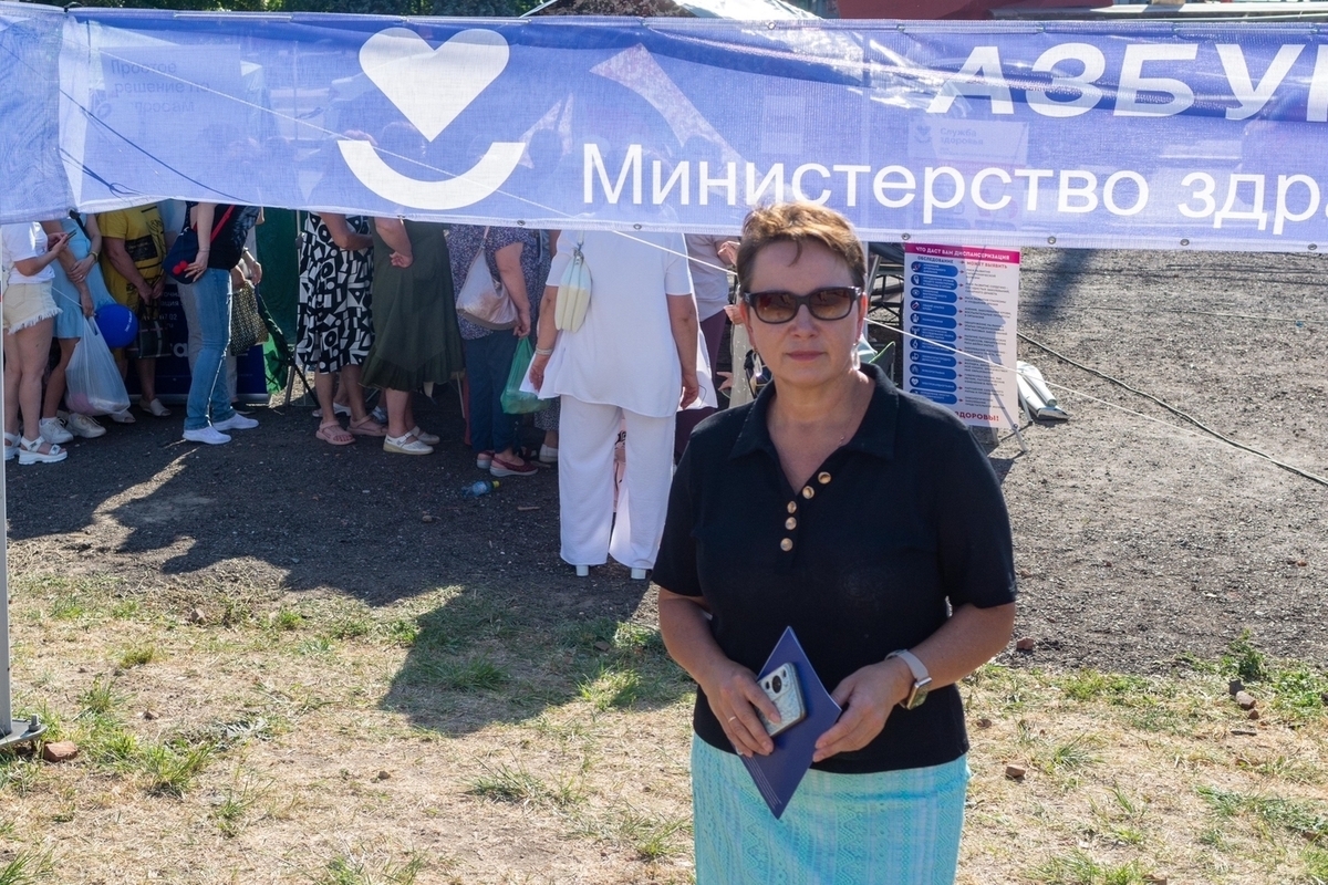 На акции в центре Курска 75 человек прошли бесплатное обследование у медиков