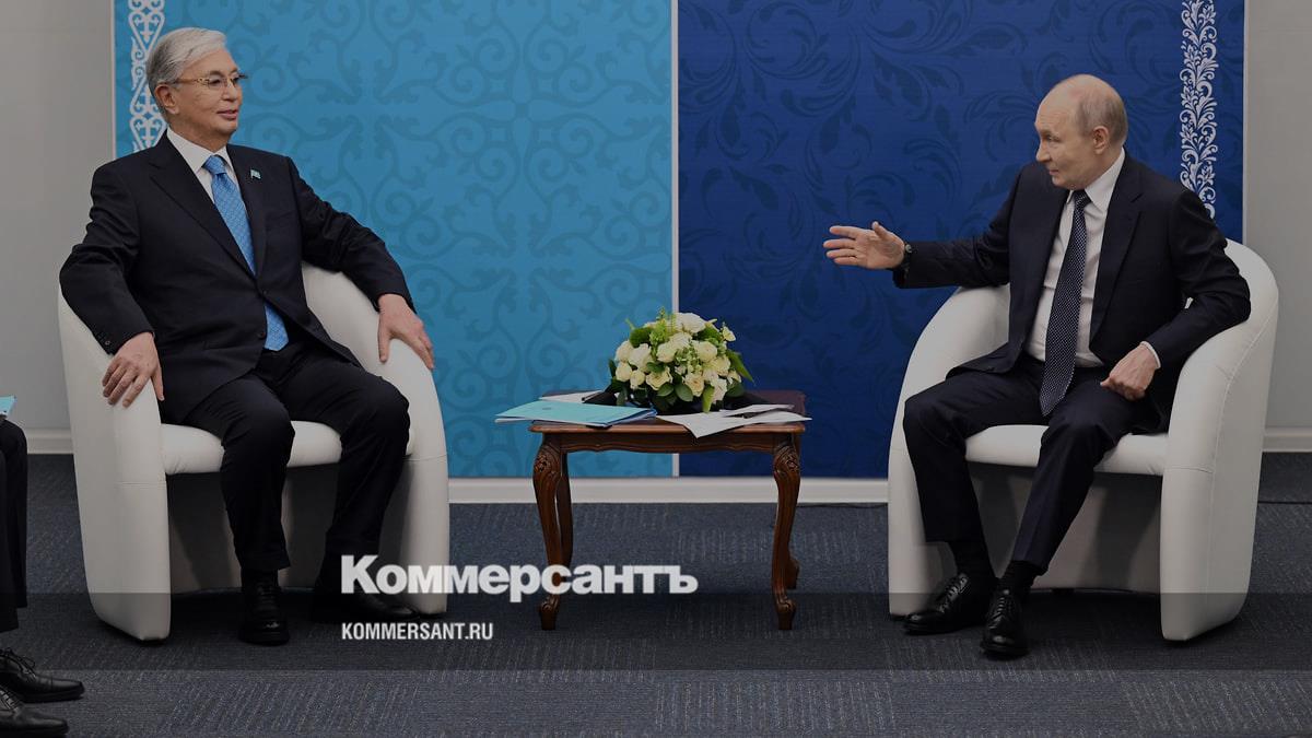 Путин поздравил Токаева с победой партии «Адилет» на выборах