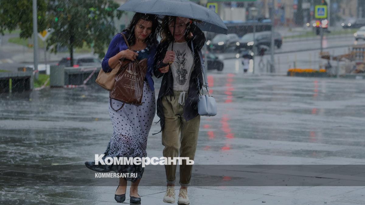 В московском регионе за три часа выпало до 15% месячной нормы осадков