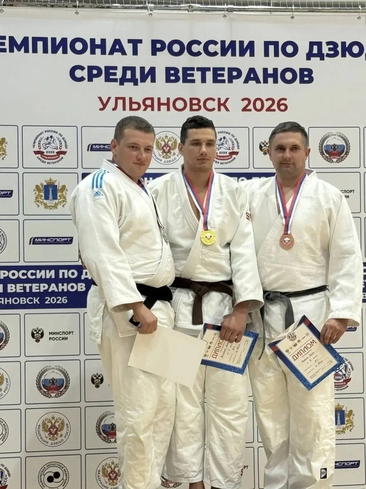 Тюменская область завоевала полный комплект медалей на чемпионате России по дзюдо