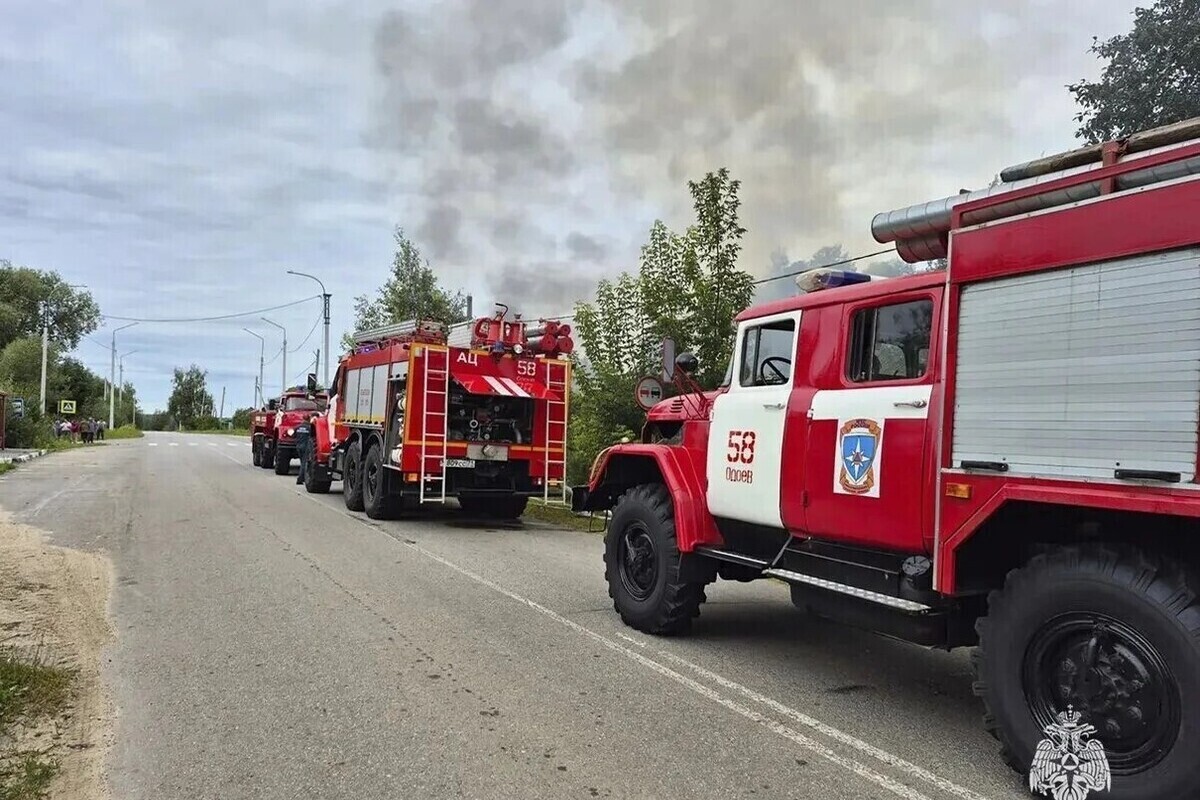 За сутки в Тульской области потушили четыре пожара
