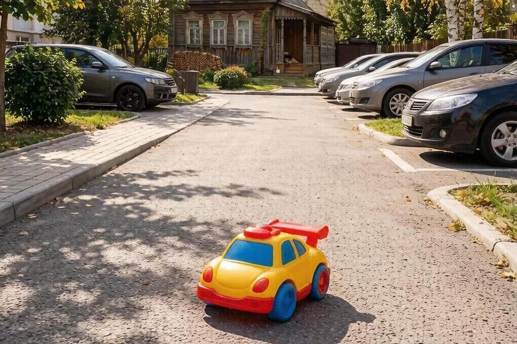 Автомобилист из Котельников занял место игрушкой