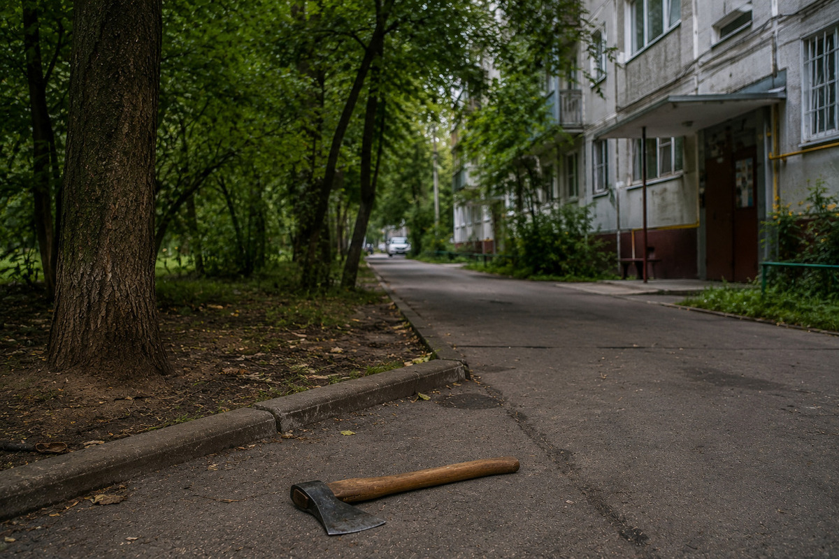 Мужчина в Москве швырнул топор в прохожего после одной фразы