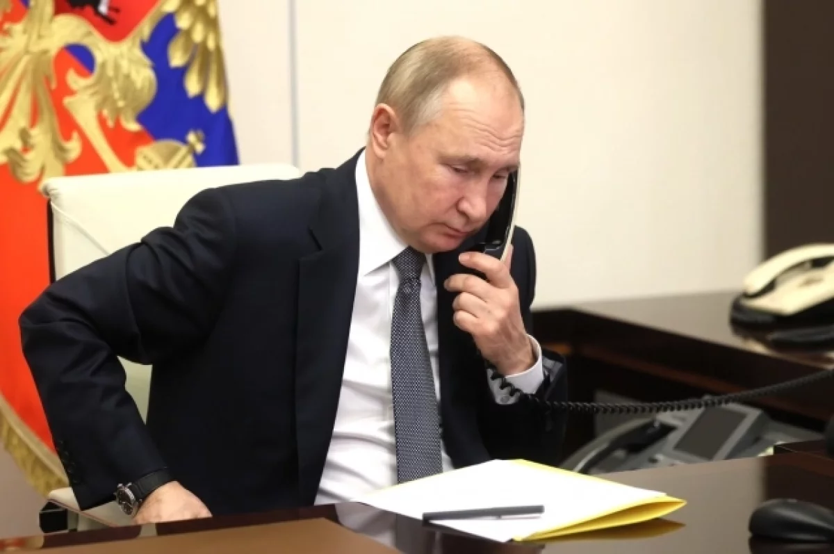 Путин провел телефонные переговоры с президентом Сирии