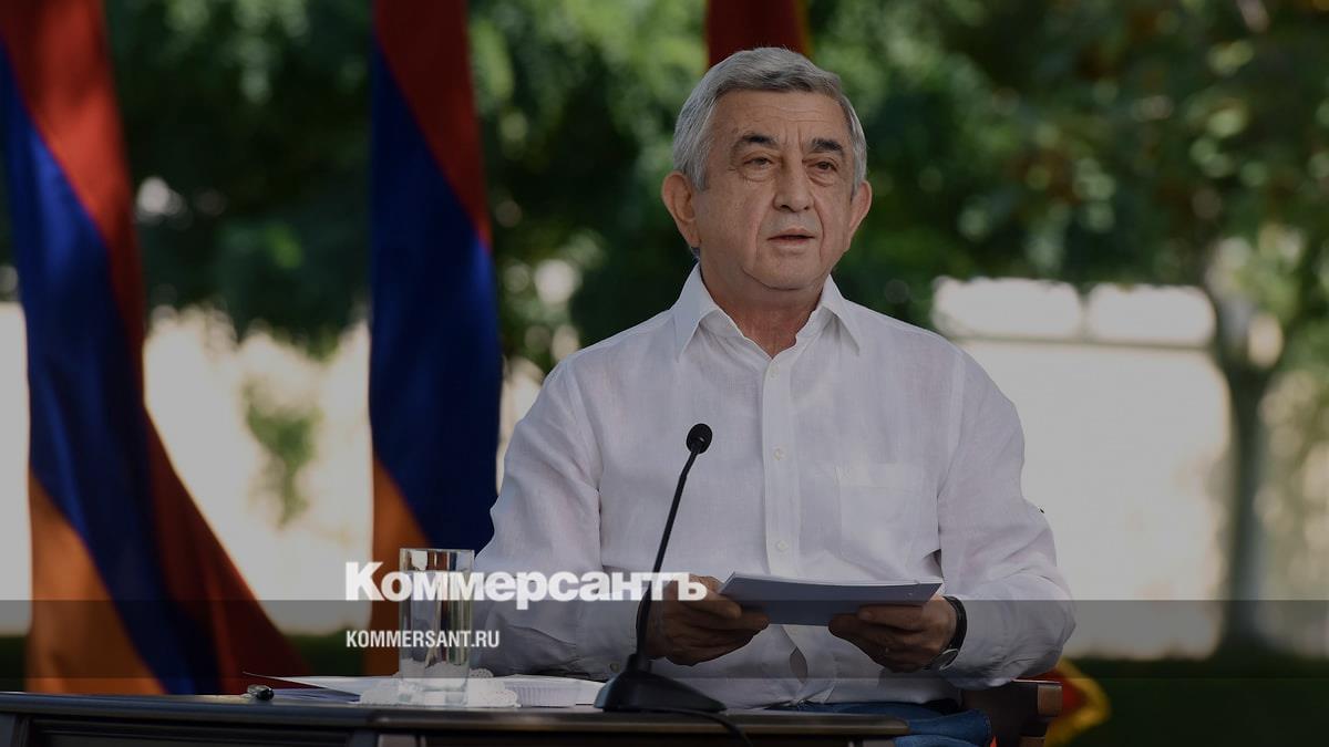 Бывшему президенту Армении Сержу Саргсяну запретили выезжать из страны