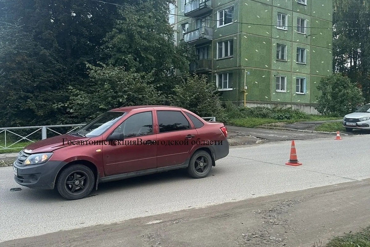 Несовершеннолетнего мальчика сбили в Вологодском округе