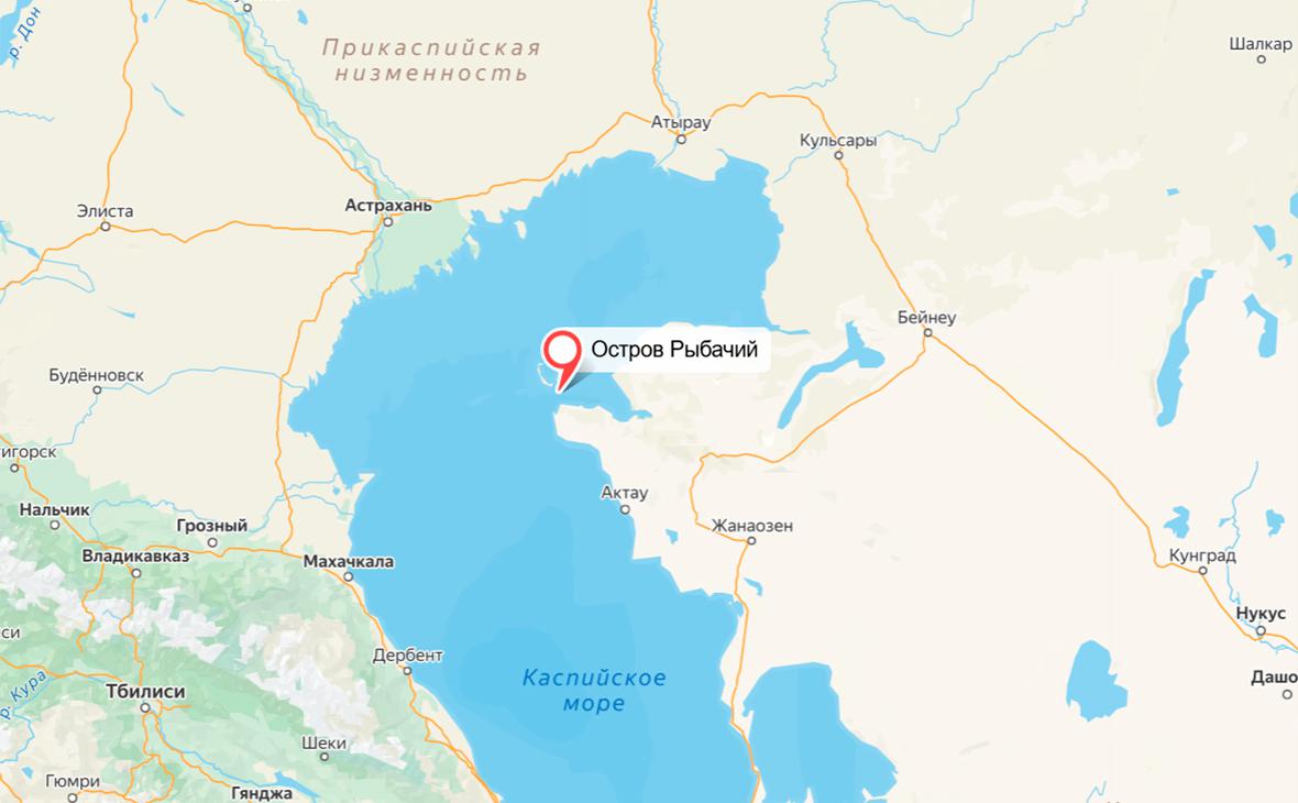 В Каспийском море появился новый остров