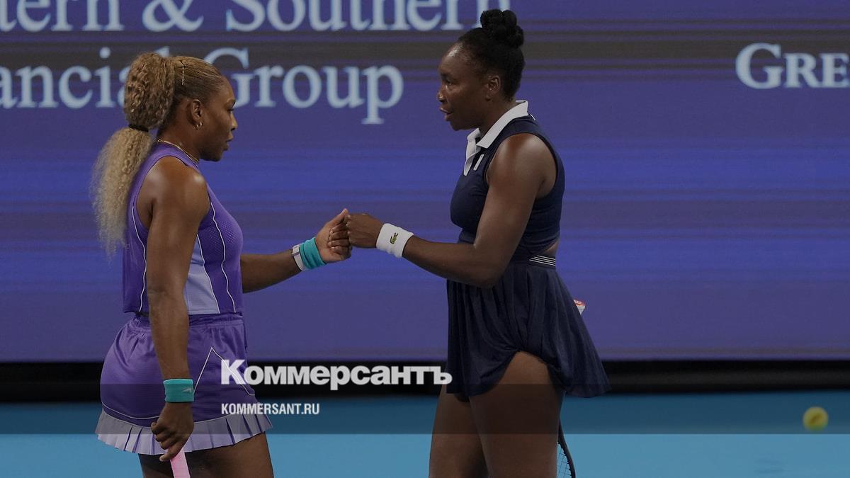 Сестры Уильямс сыграют в парном разряде на US Open