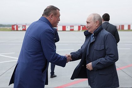 Путин прибыл в Южно-Сахалинск