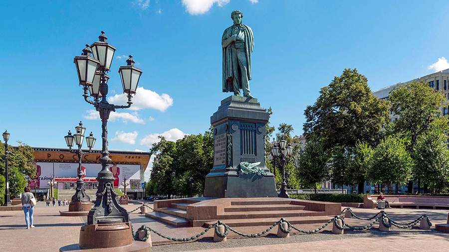 На тестовом голосовании москвичи определят судьбу монумента Александру Пушкину