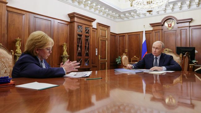 Скворцова рассказала Путину о результатах работы ФМБА