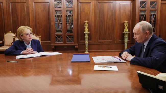 Скворцова рассказала Путину о гемопоэтических стволовых клетках