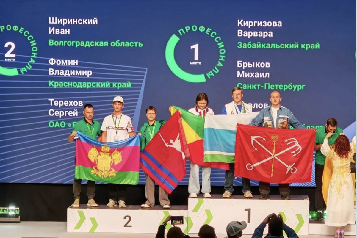 Трое студентов Кубани стали призерами финала чемпионата «Профессионалы»