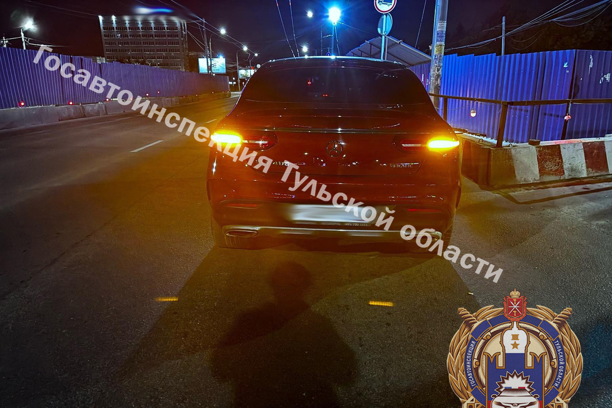 В Туле Mercedes снёс пешехода-нарушителя: мужчина в больнице