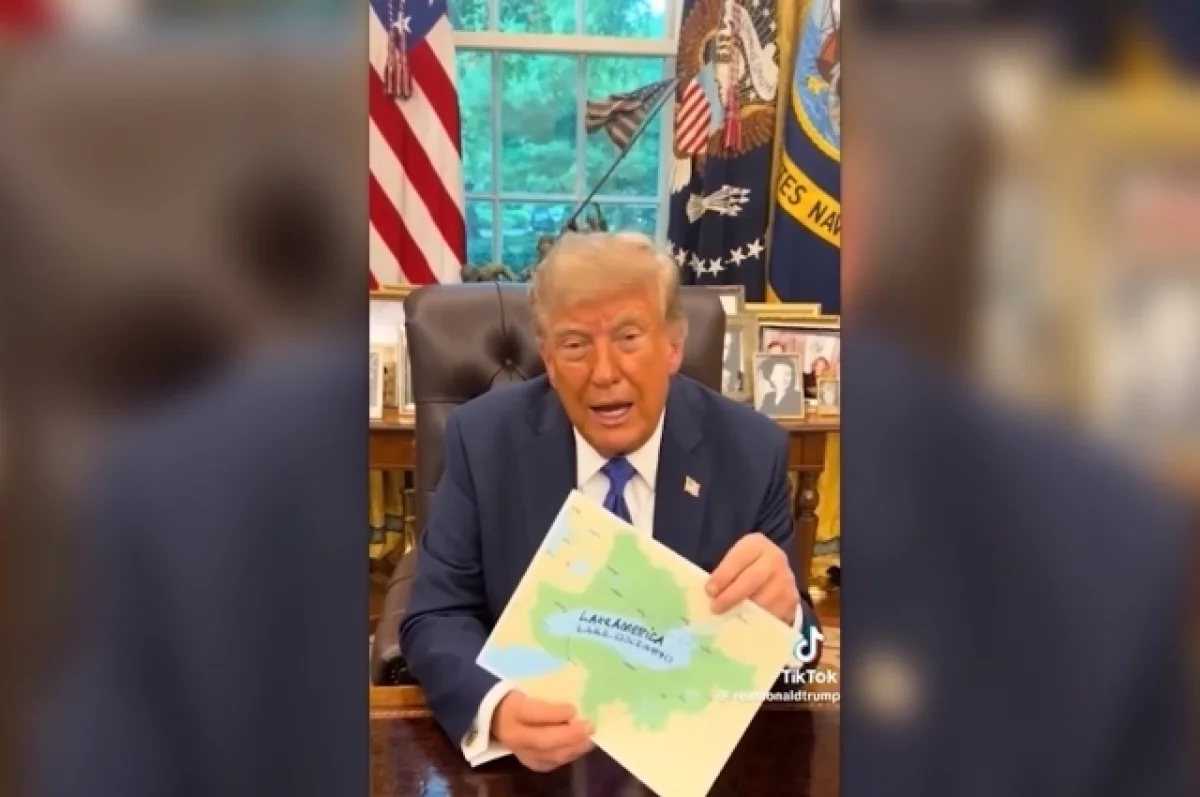 Трамп зачеркнул на карте озеро Онтарио, переименовав его на видео в Америку