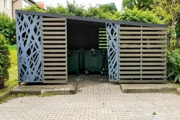 В Гурьевском округе начали масштабное обновление мусорных площадок