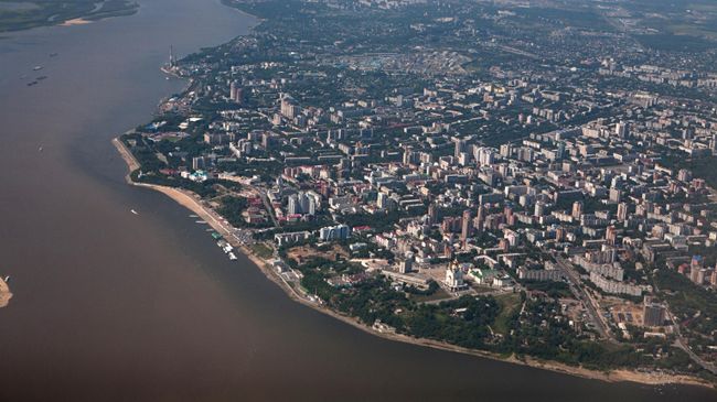 В Хабаровске уровень Амура за сутки прибавил 12 сантиметров