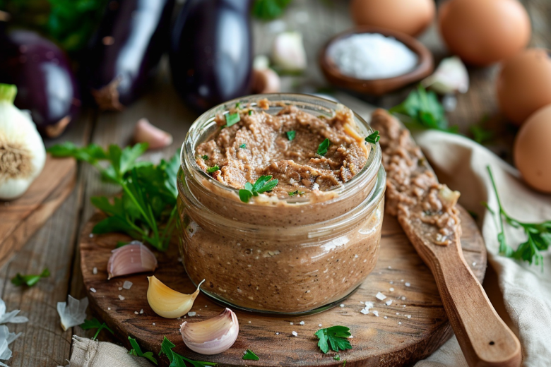 Паштет из баклажанов — вкуснее печеночного: просто измельчите синенькие с луком и яйцами