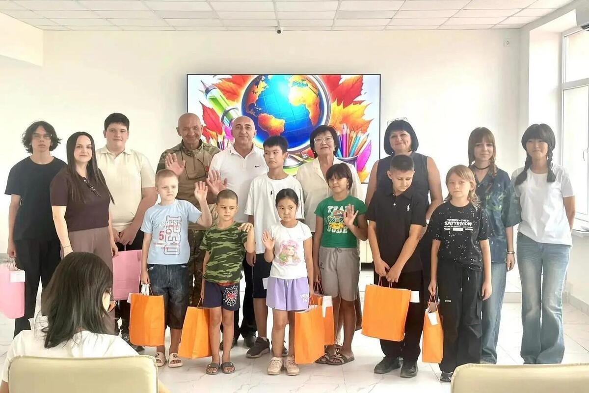 В районе Калмыкии поздравили детей участников СВО