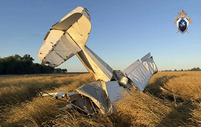 В Самарской области во время орошения полей упал легкомоторный самолет Ан-2