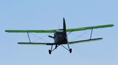 Самолёт Ан-2 рухнул при орошении полей в Самарской области