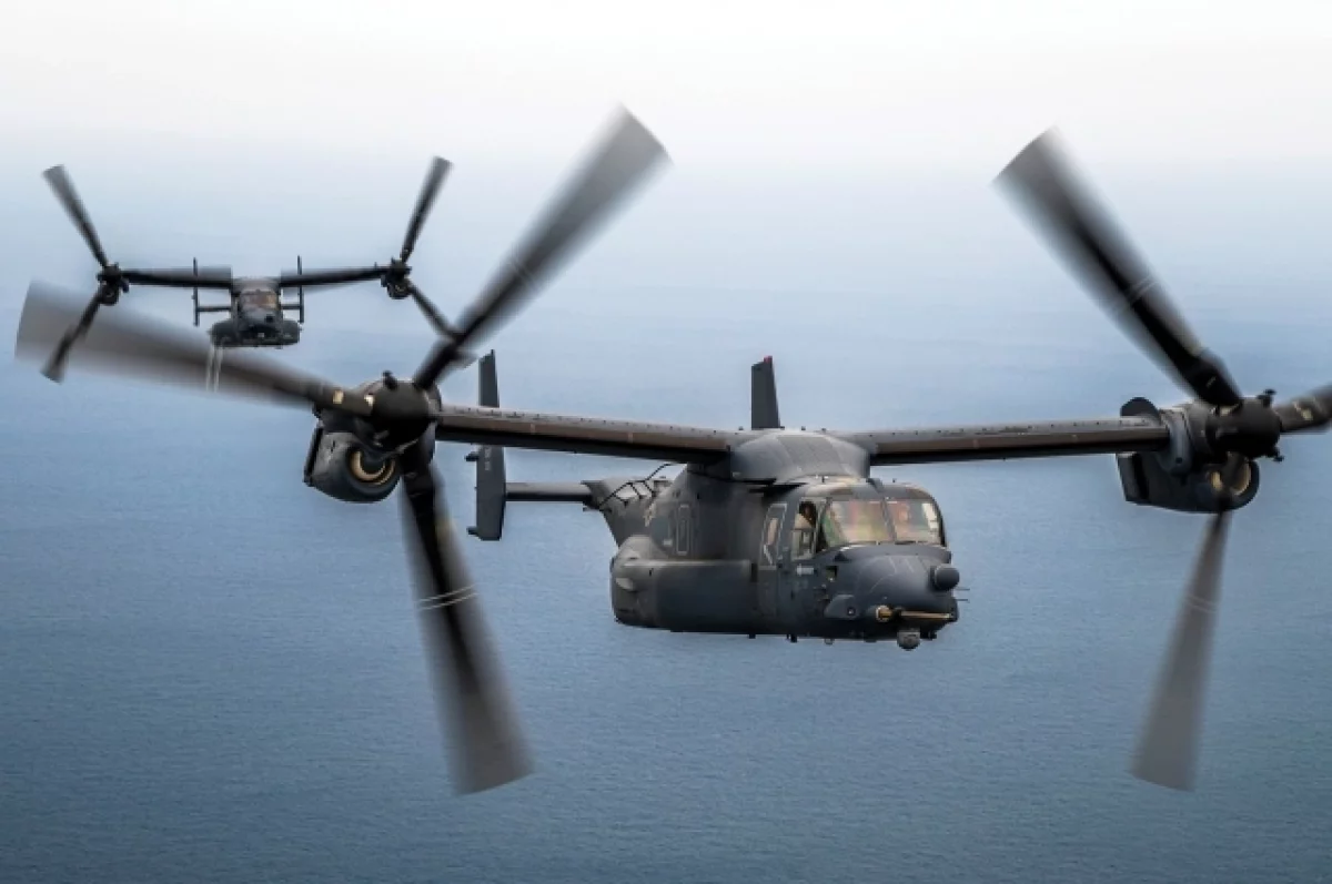 Конвертоплан Osprey ВС США совершил экстренную посадку в Японии