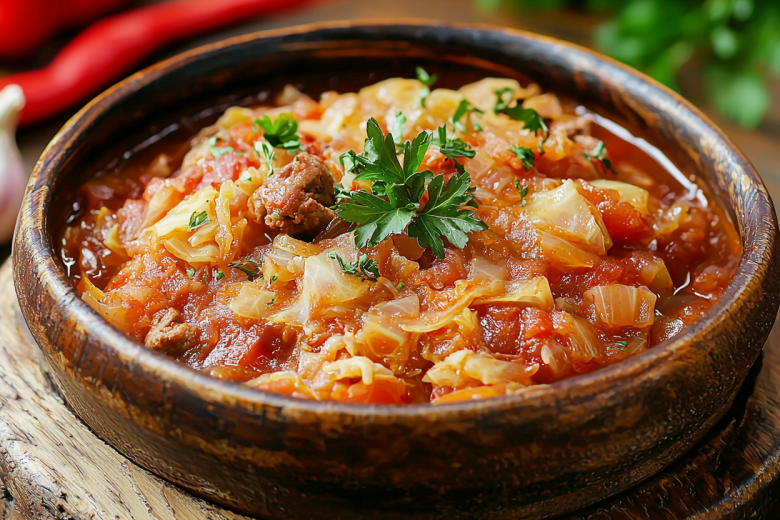 Вкусная тушеная капуста с мясом — готовим бигос по-польски, просто и сытно