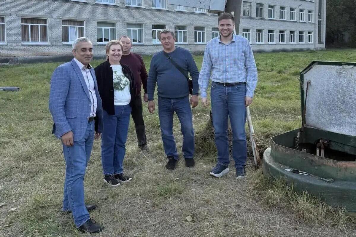 Скребловская средняя школа не останется без воды в новом учебном году