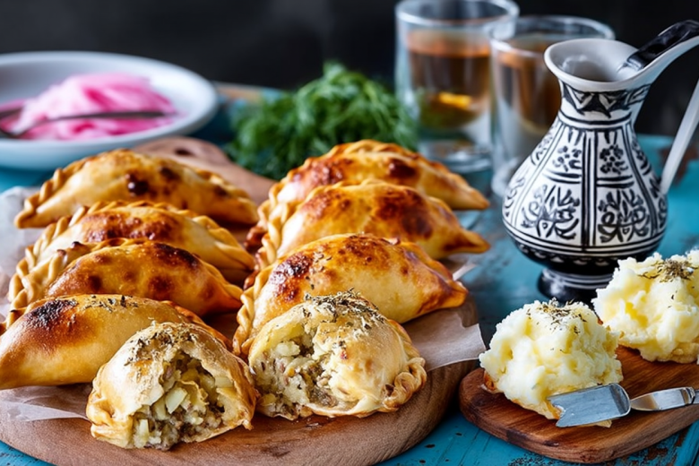 Тесто на кефире и много начинки — через час на столе «Вологодские кружева»: вкусно со сметаной и чесночным соусом