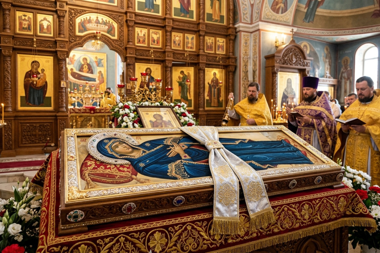 Копию Гефсиманской плащаницы доставят в храм