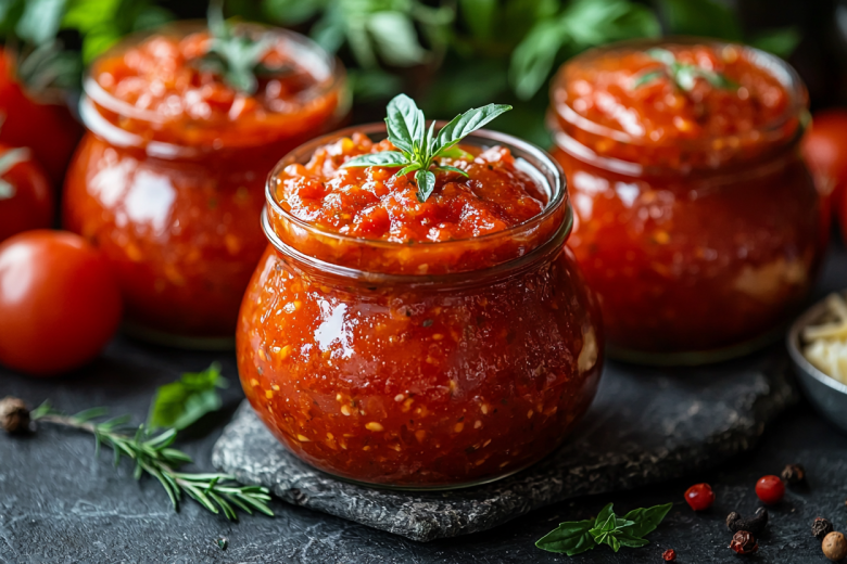 «Аджика по-горски» с хреном и чесноком — настоящая мужская закуска: острая, густая, без сахара, хранится всю зиму