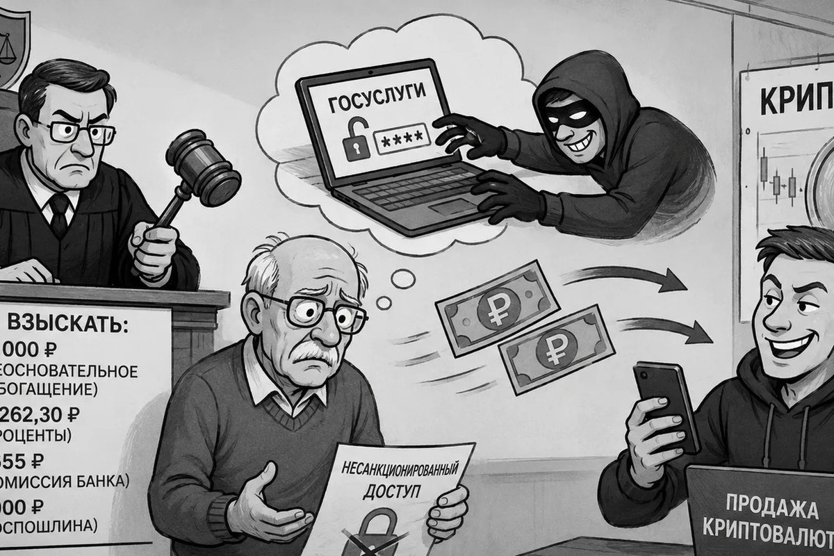 Курянин отсудил почти 91 тысячу рублей за тайные переводы с его аккаунта
