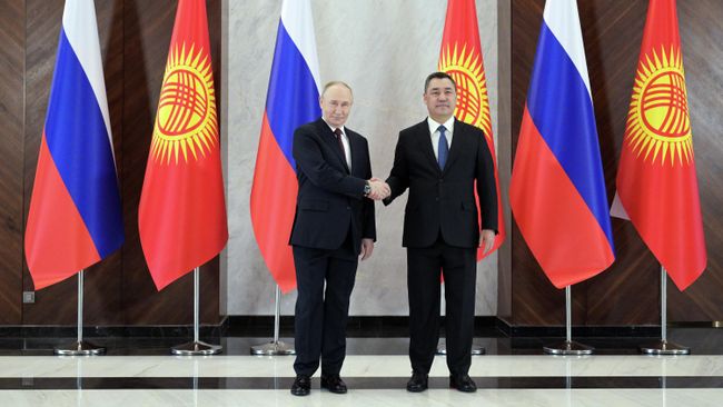 Путин встретится с президентом Киргизии на полях саммита ШОС в Бишкеке