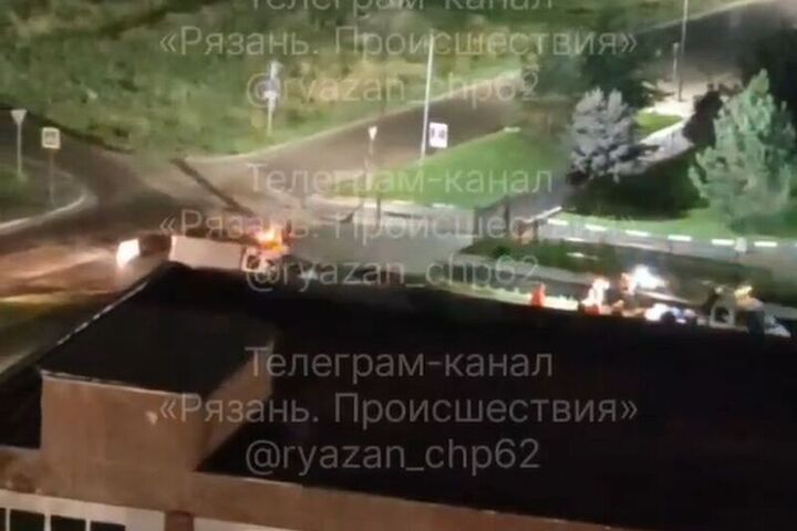 Рязанцев возмутили ночные дорожные работы на улице Советской