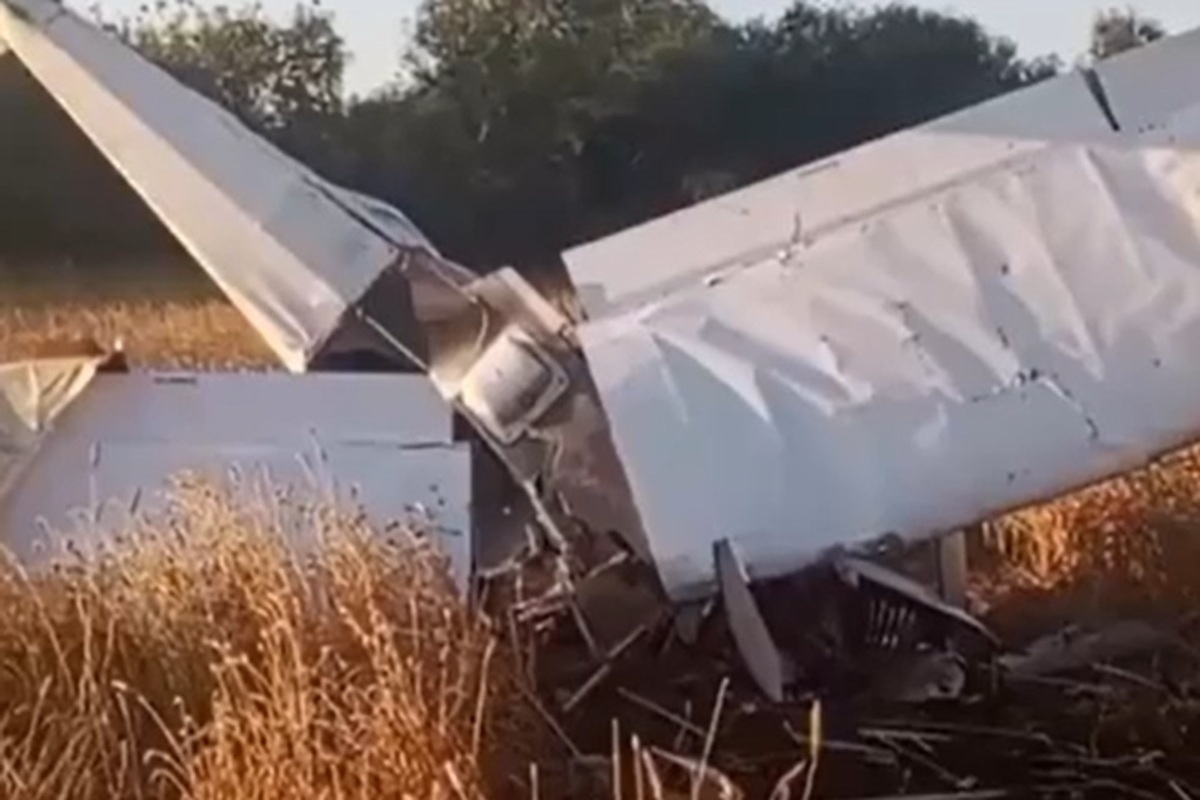 Появилось видео с места крушения самолета Ан-2 в российском регионе