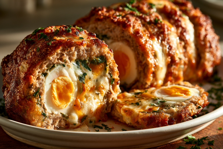 Надоели котлеты? Заворачиваю фарш с начинкой в рулет — вкус такой, что ни кусочка не останется