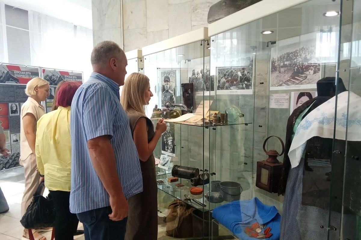 На базе Орловского военно-исторического музея открылась экспозиция мемориального музея «Прохоровское поле»