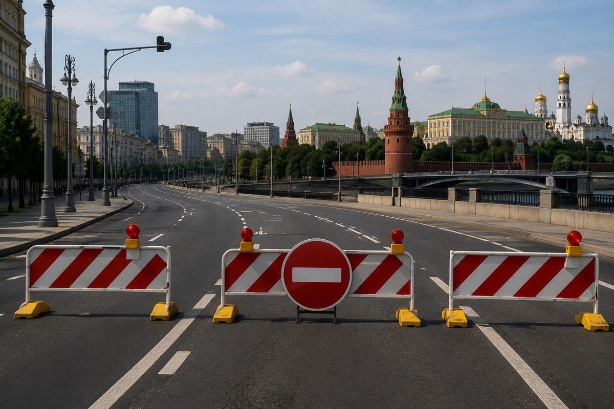 Несколько важных дорог в центре Москвы временно закрыли