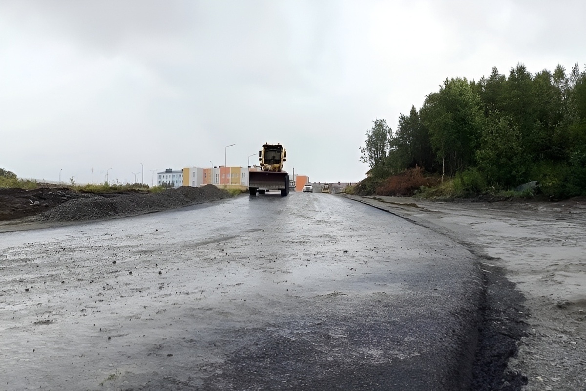В Североморске успеют доделать дорогу к кадетскому корпусу и детсаду до 1 сентября