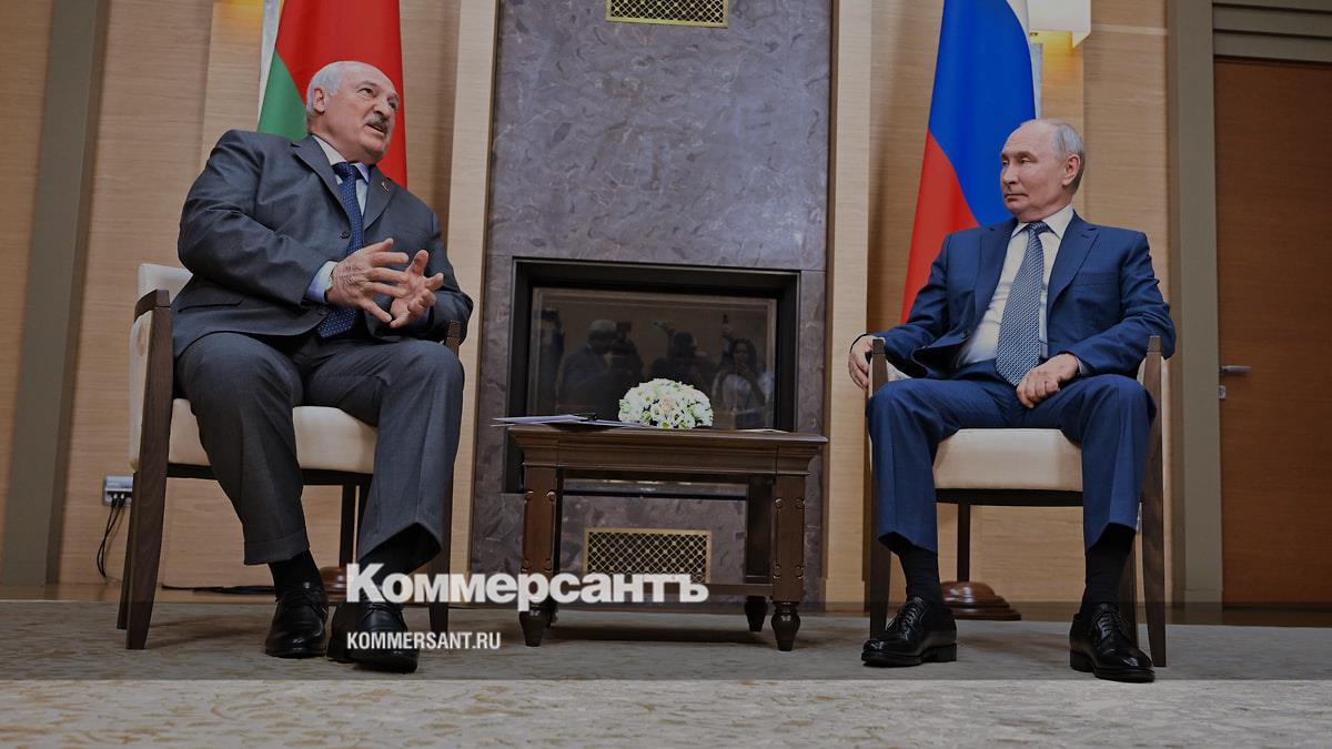 Путин встретился с Лукашенко в Ново-Огарево