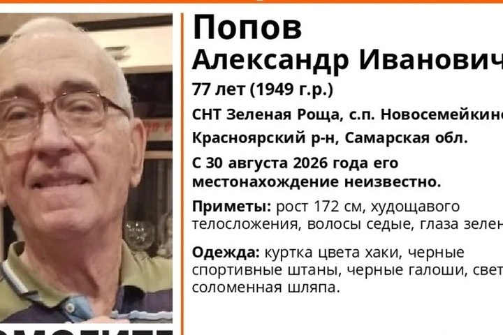 Под Новосемейкино пропал 77-летний пенсионер: волонтеры прочесывают местность