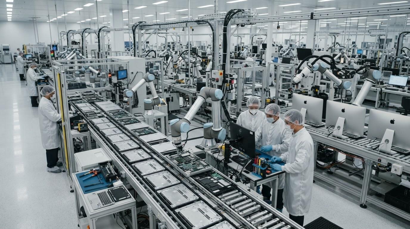 Вместо 180 тысяч компьютеров в год — тренажеры по управлению беспилотниками: в России остановлено строительство большого завода по производству ПК и планшетов