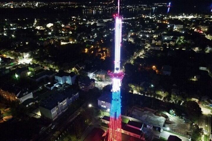 В День Знаний костромская телевышка украсится праздничной подсветкой