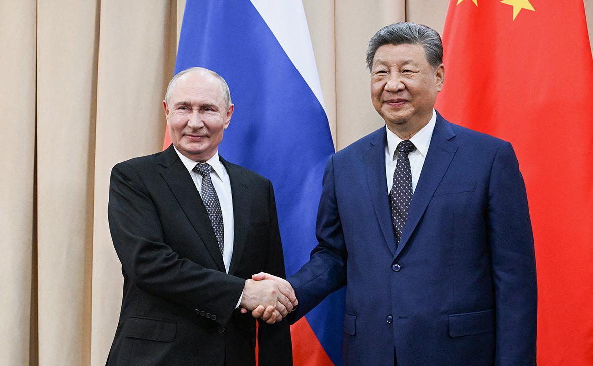 Путин назвал Си Цзиньпина дорогим другом на встрече в Бишкеке