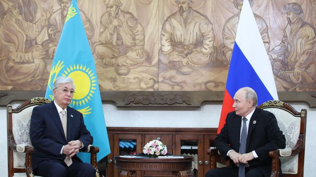 Путин встретился с Токаевым на полях саммита ШОС