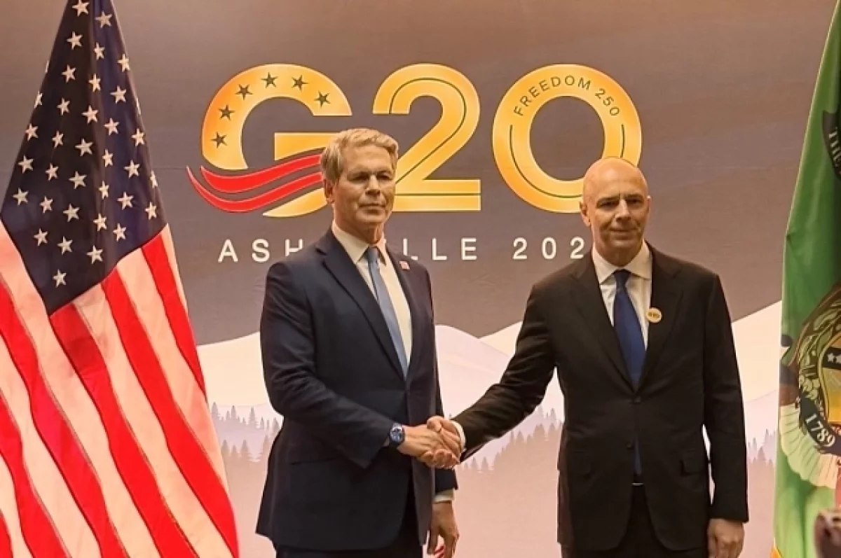 Встреча Силуанова и Бессента состоялась на полях саммита G20