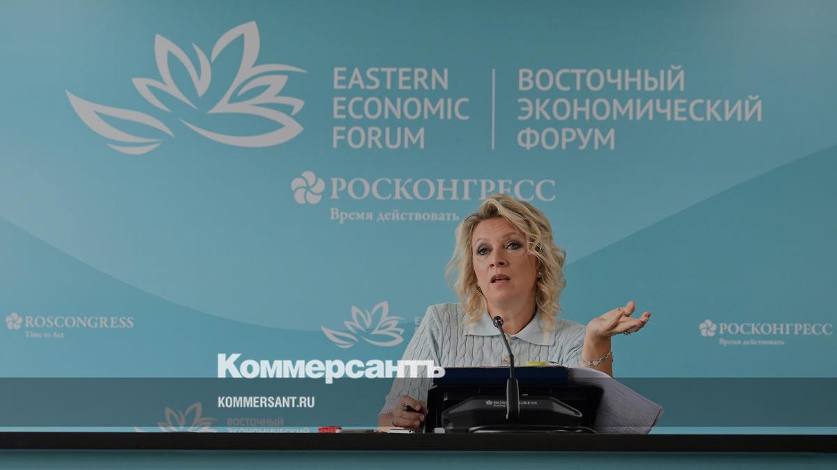 Захарова прокомментировала слова Зеленского о наращивании числа ударов БПЛА // Захарова: слова Зеленского об ударах по РФ показывают, как он стремится к миру