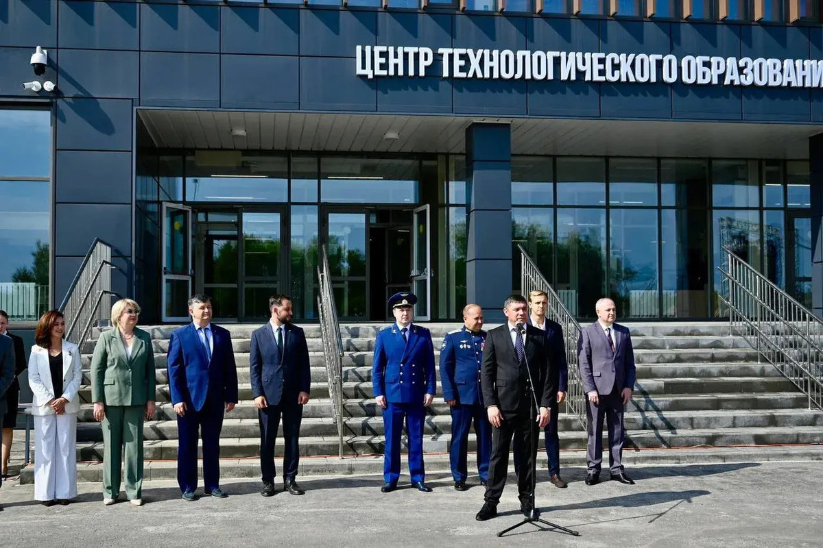 В тамбовском Бокино открыли школу-центр технологического образования